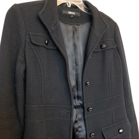 DKNY Textured Wool Coat - Picture 5 of 12